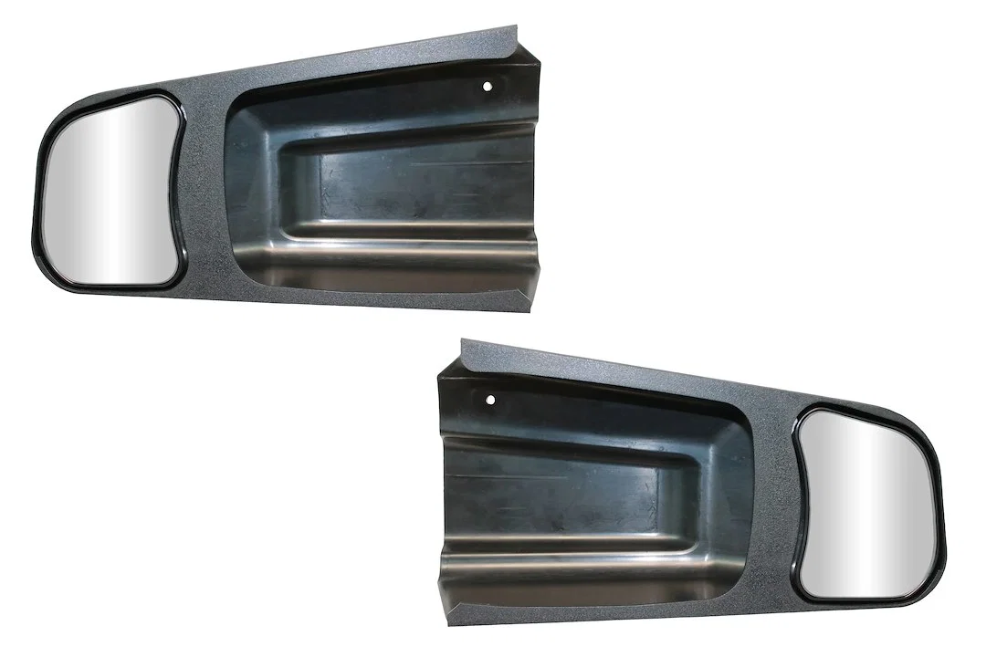 11450 – CIPA Exterior Towing Mirror, Slide On Non-Extendable Glass Manual Adjust Without Turn Signal Indicator Withou...